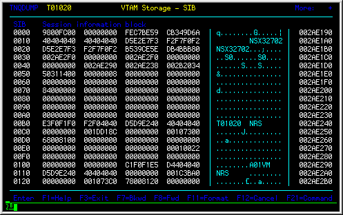 Query Hexadecimal Display